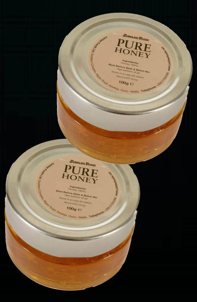 Pure Honey (Bienenhonig), 2 kleine Gläser