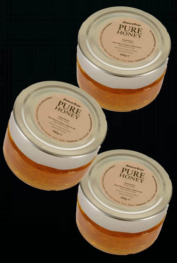 Pure Honey (Bienenhonig), 3 kleine Gläser